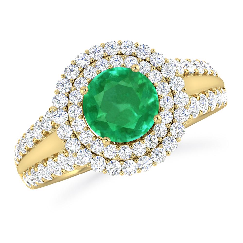 Yellow Gold - Emerald