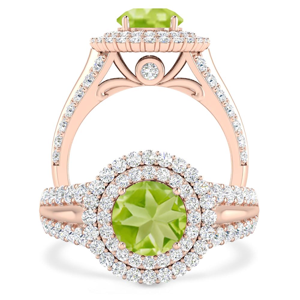 Rose Gold - Peridot