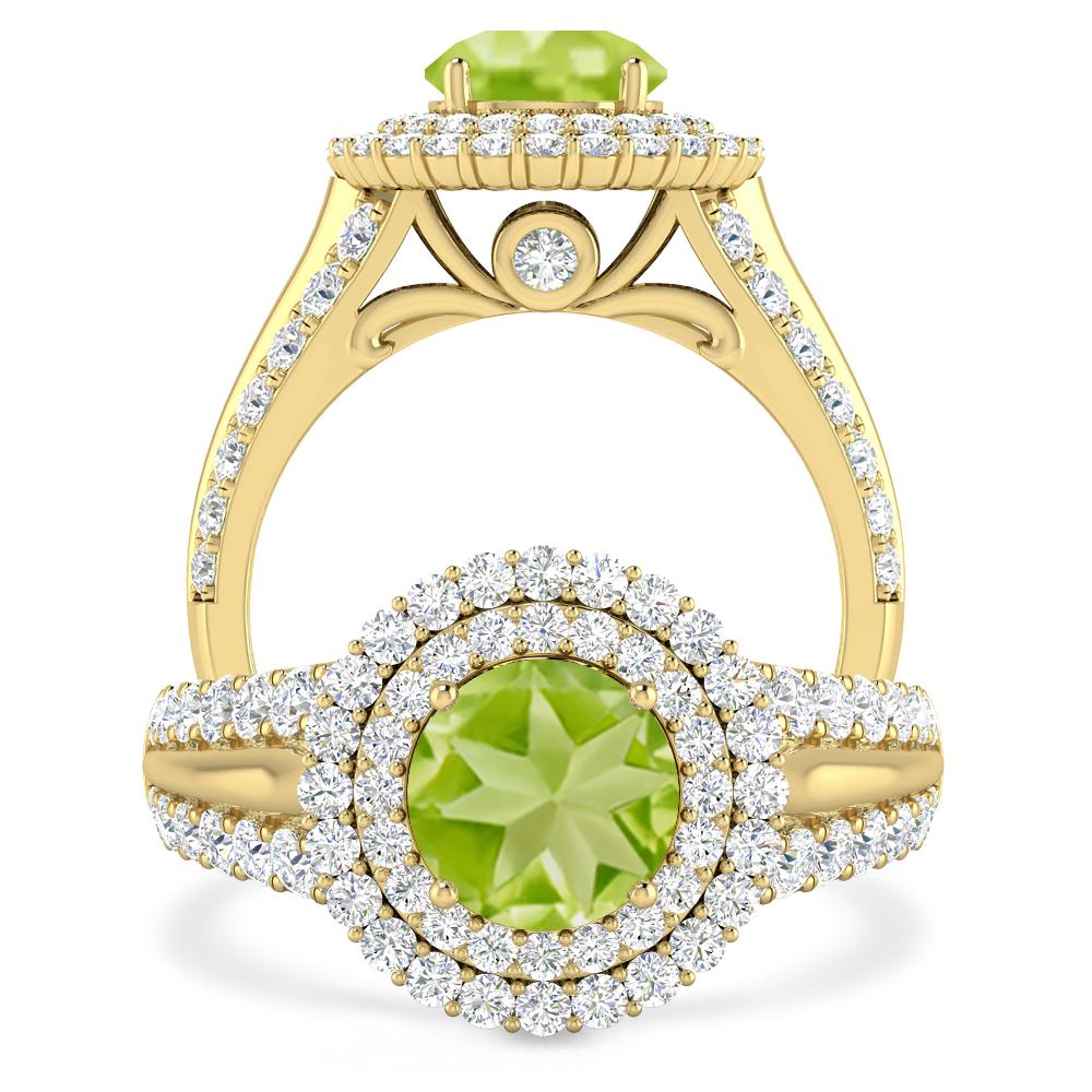 Yellow Gold - Peridot