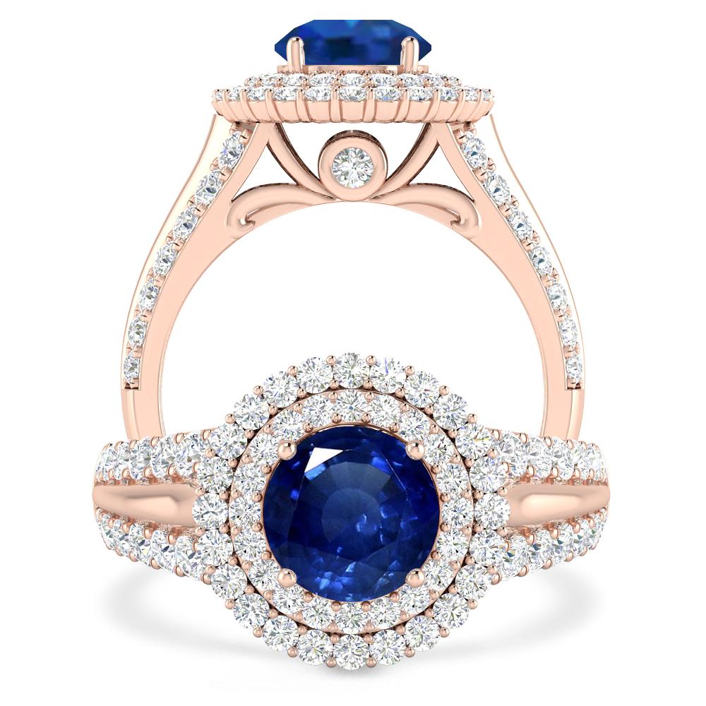 Rose Gold - Sapphire