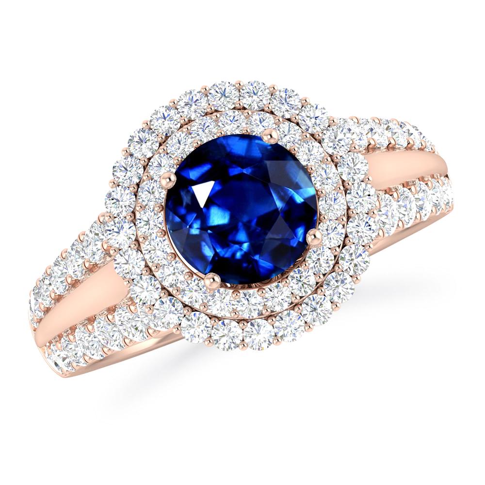 Rose Gold - Sapphire