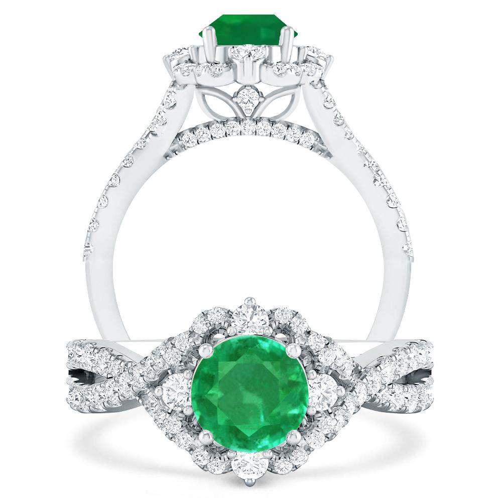 White Gold - Emerald