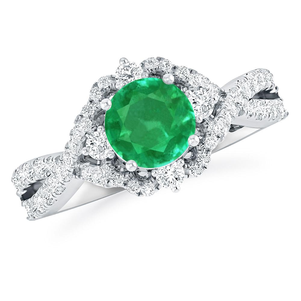 White Gold - Emerald