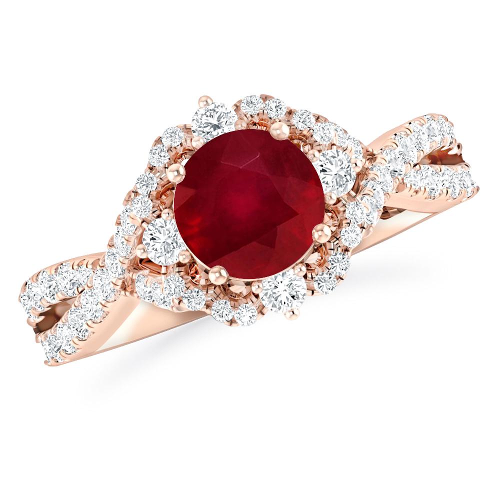 Rose Gold - Ruby