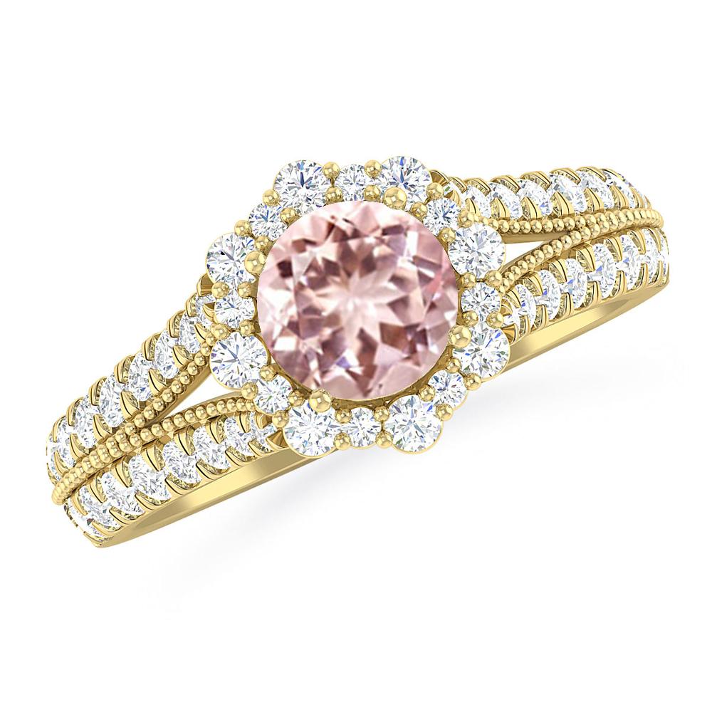Yellow Gold - Morganite