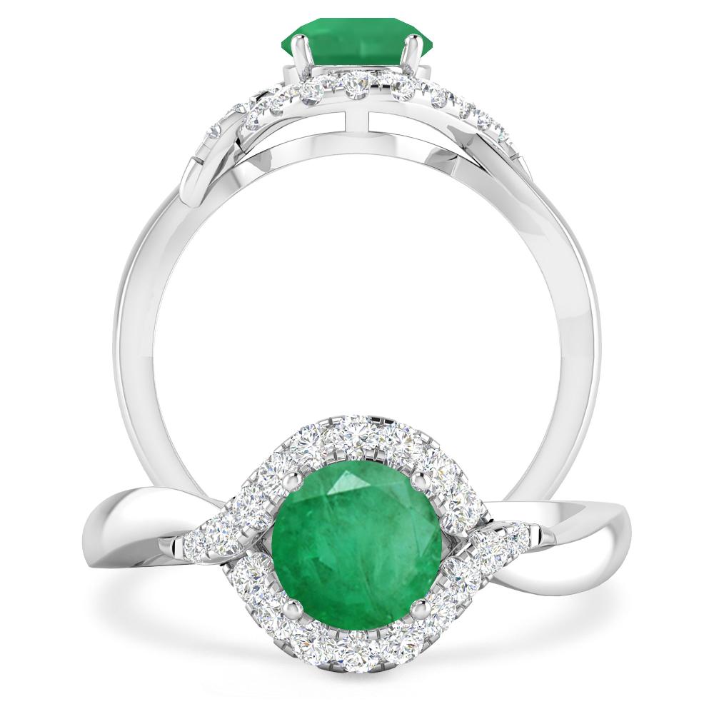 White Gold - Emerald