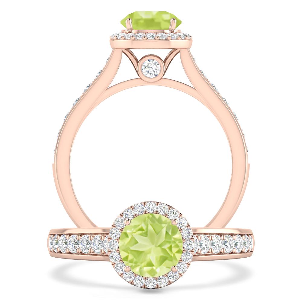 Rose Gold - Peridot
