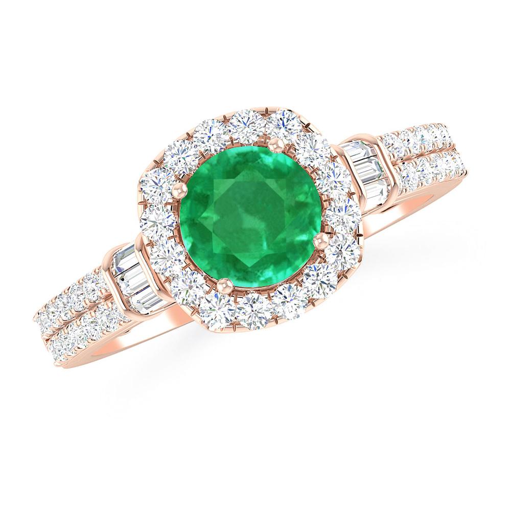 Rose Gold - Emerald