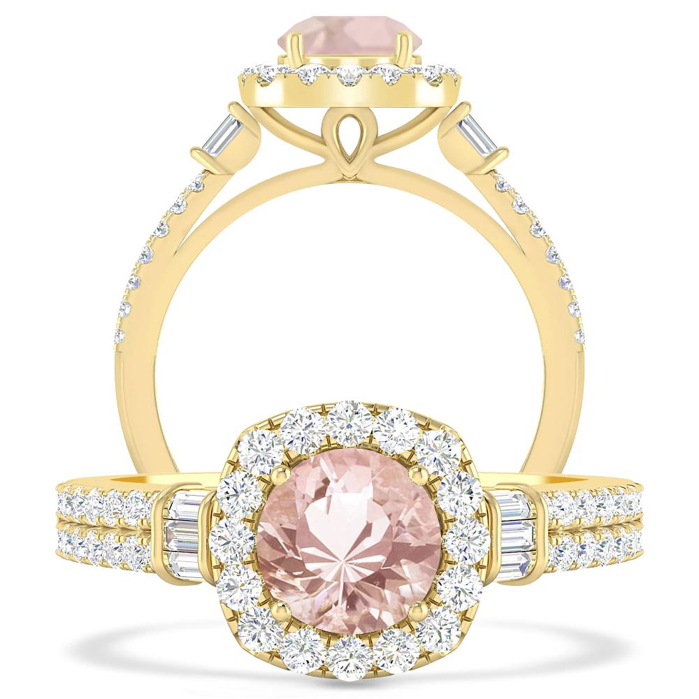 Yellow Gold - Morganite