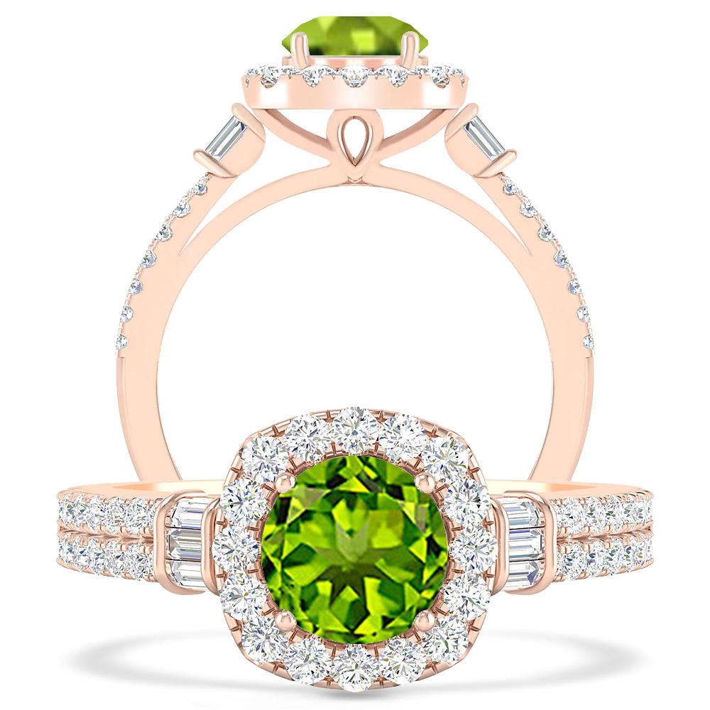 Rose Gold - Peridot