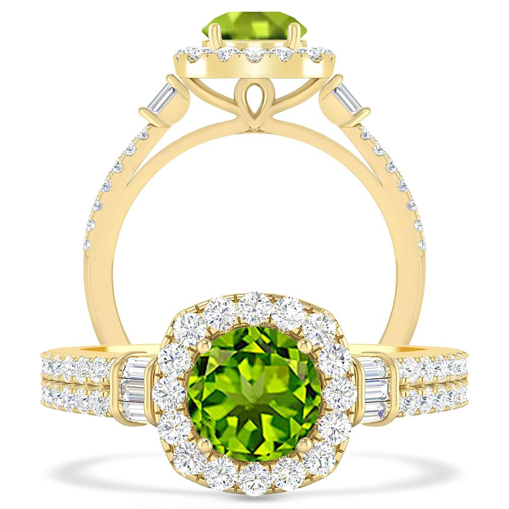 Yellow Gold - Peridot