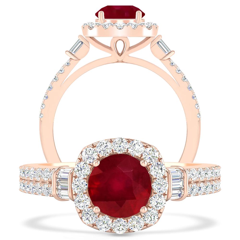 Rose Gold - Ruby