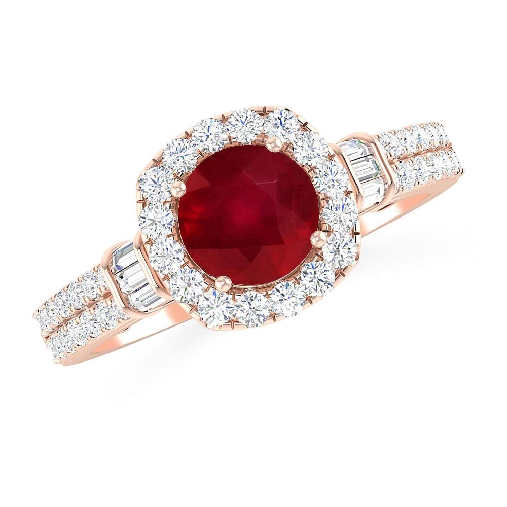 Rose Gold - Ruby