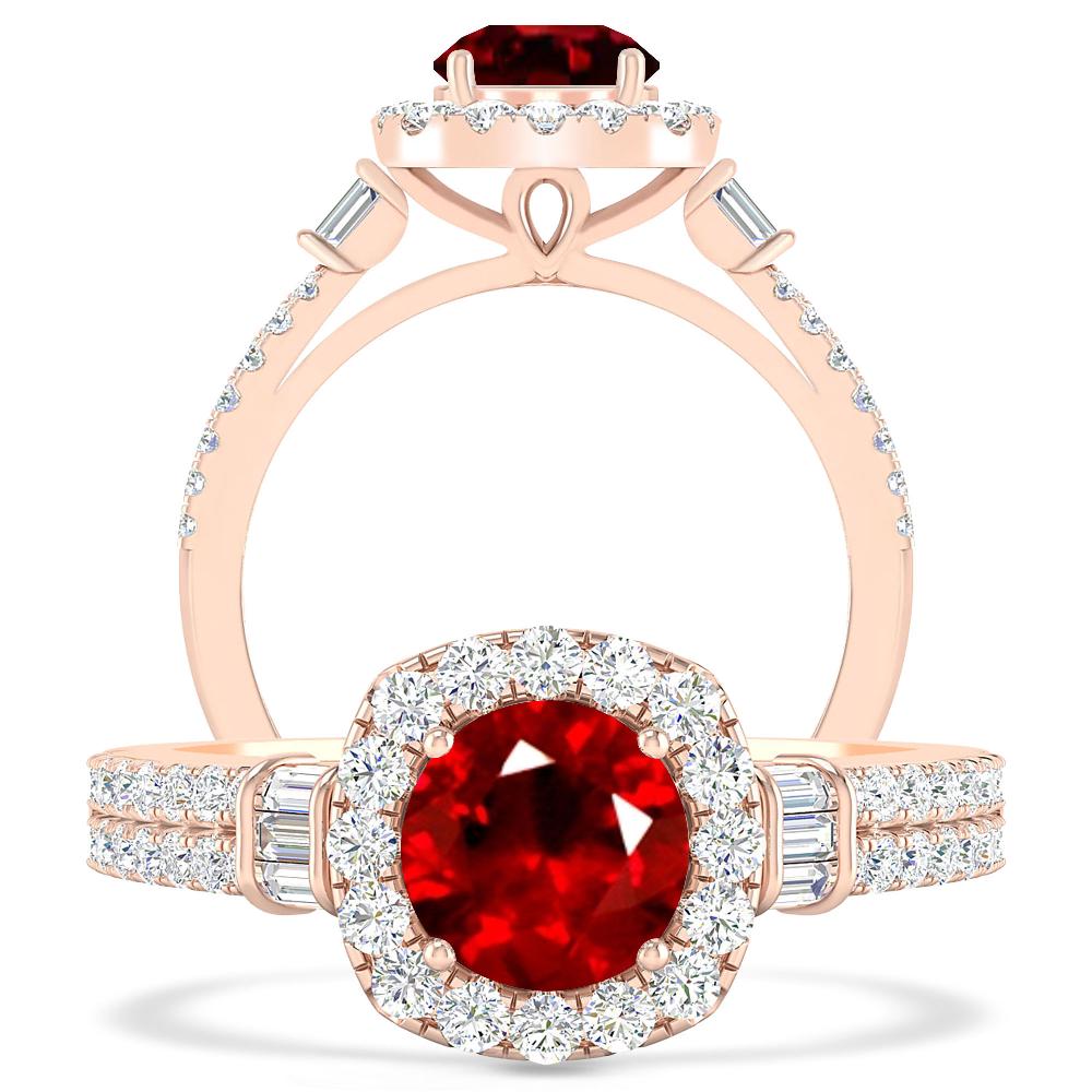 Rose Gold - Ruby