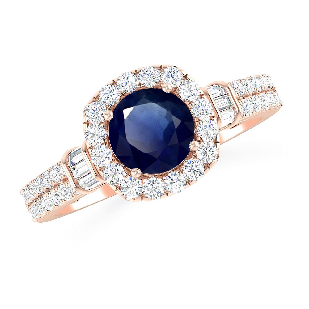Rose Gold - Sapphire