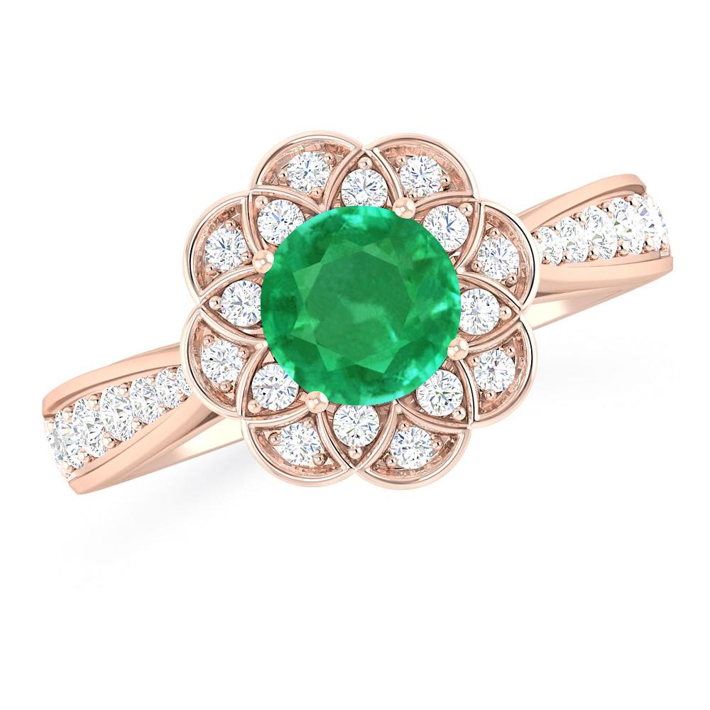 Rose Gold - Emerald