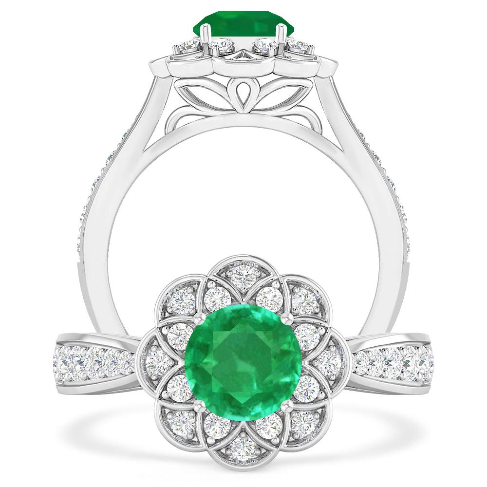 White Gold - Emerald