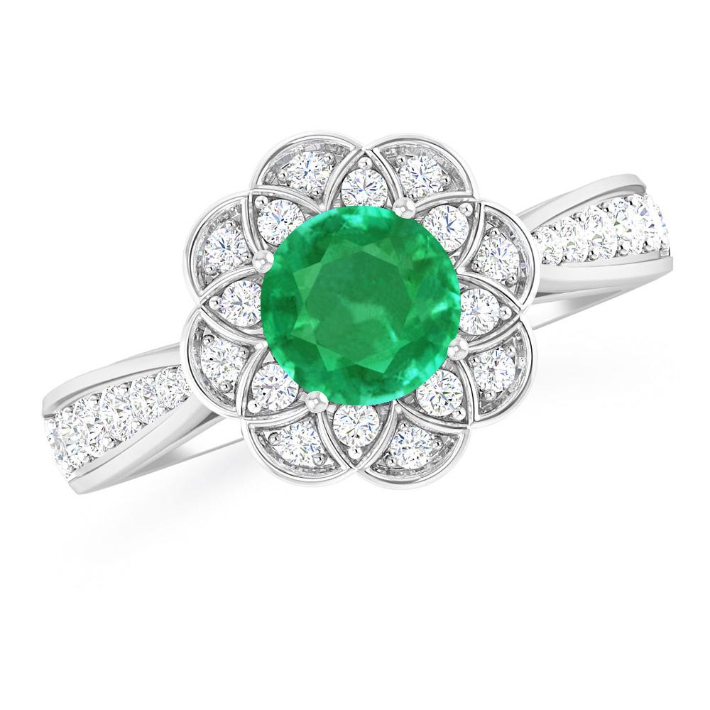 White Gold - Emerald