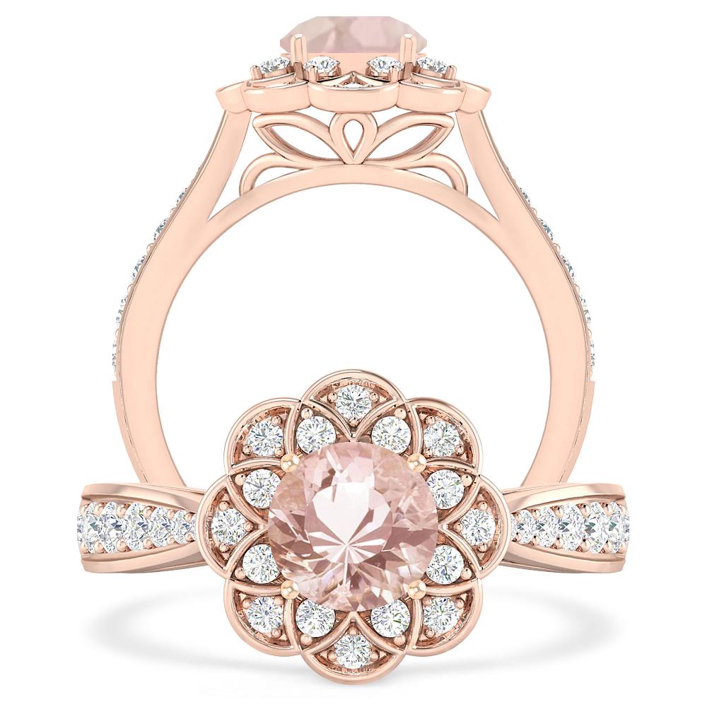 Rose Gold - Morganite