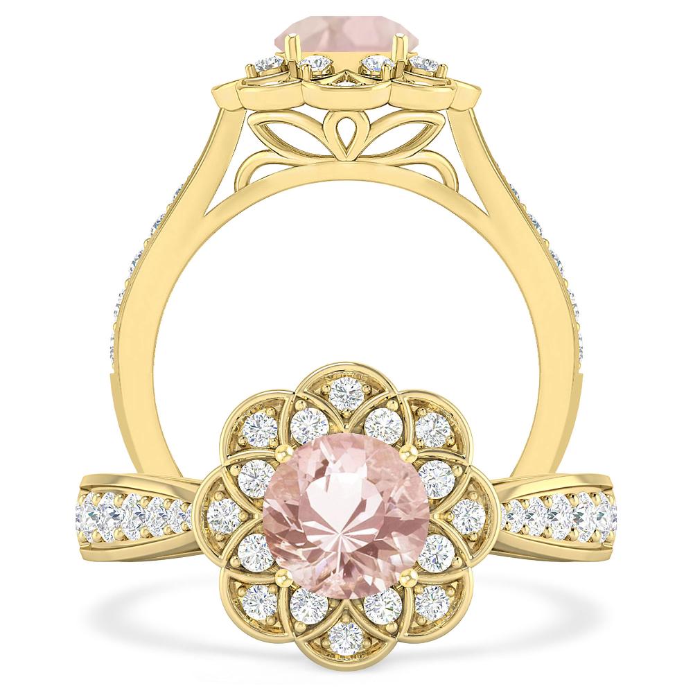 Yellow Gold - Morganite