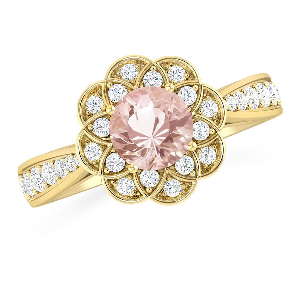 Yellow Gold - Morganite
