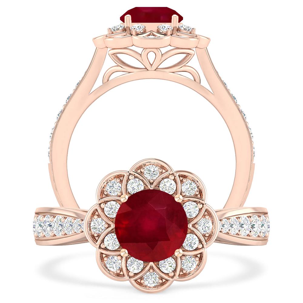 Rose Gold - Ruby