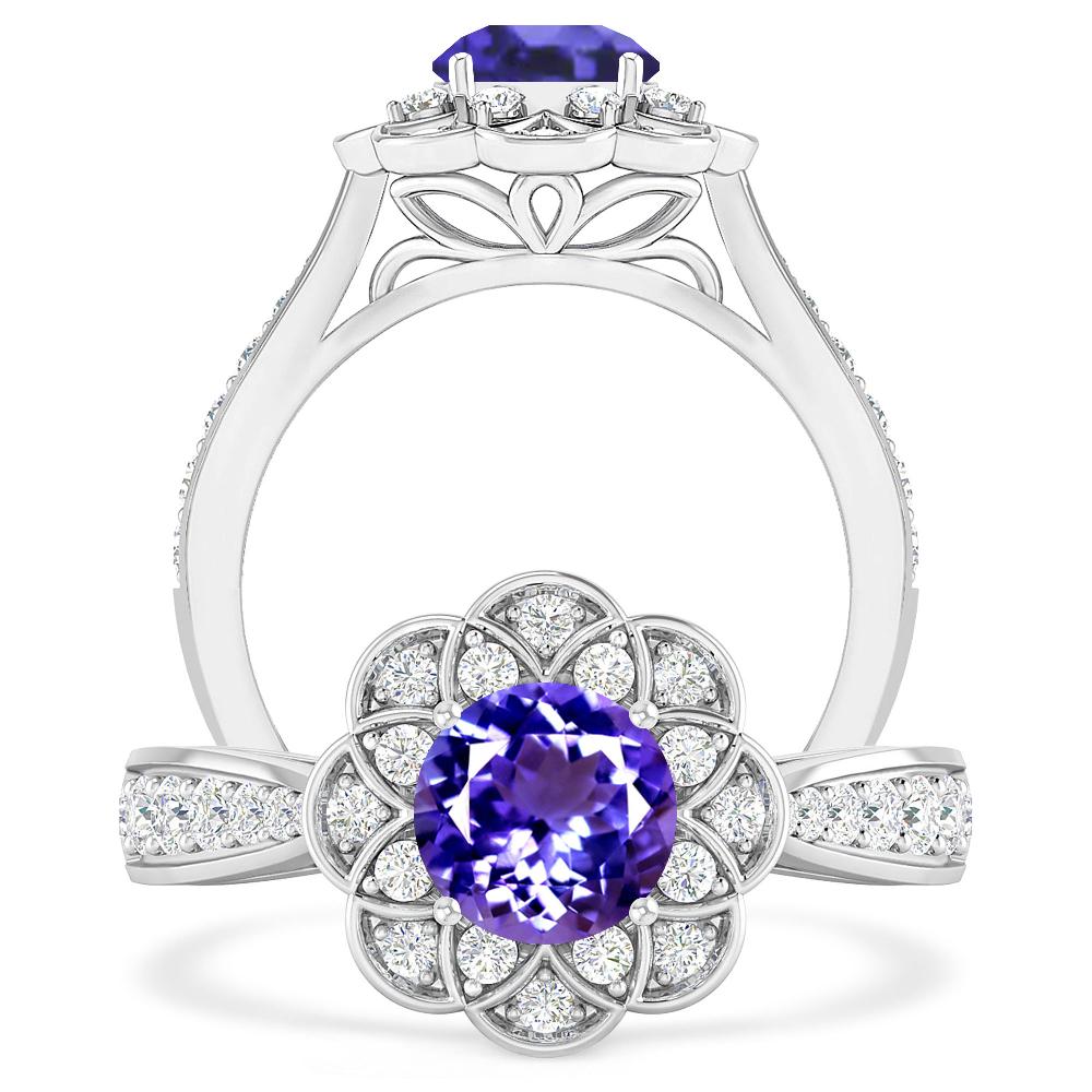 White Gold - Tanzanite