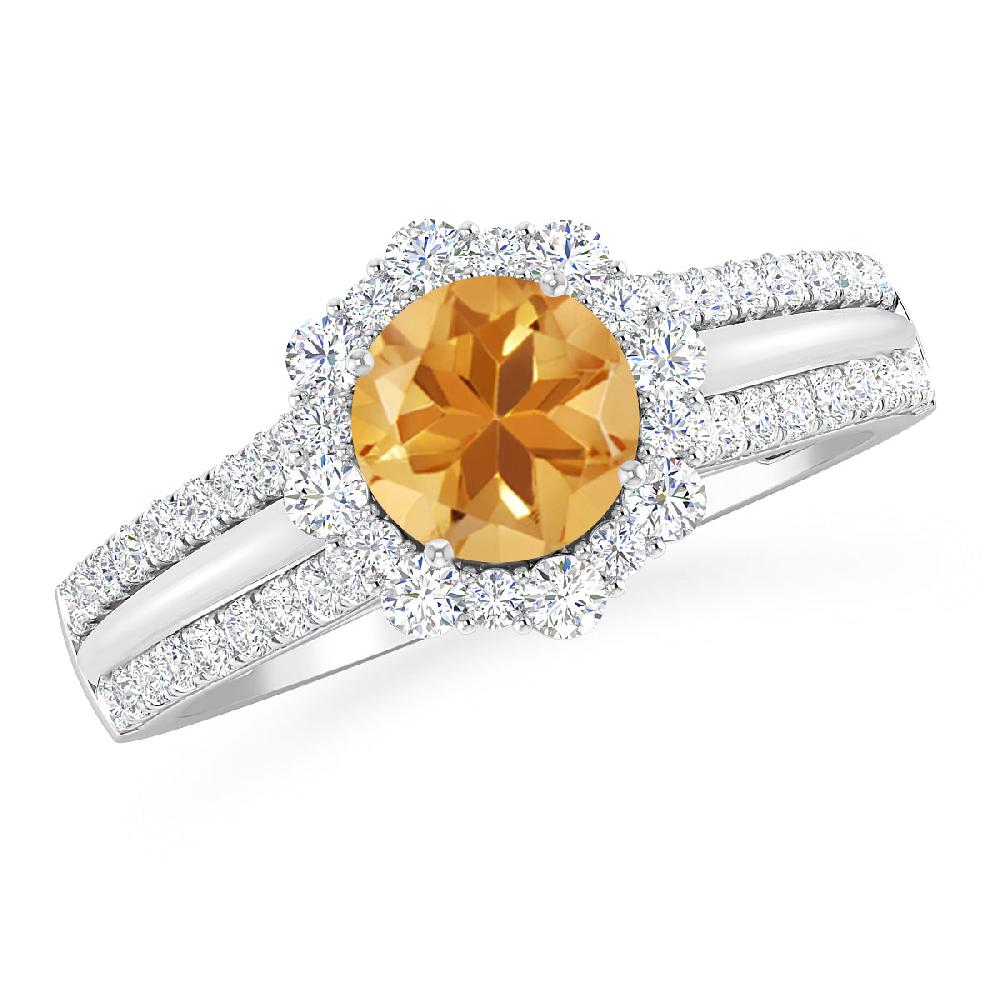 White Gold - Citrine