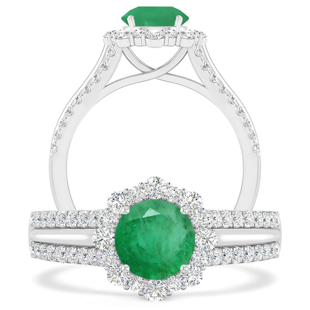 White Gold - Emerald