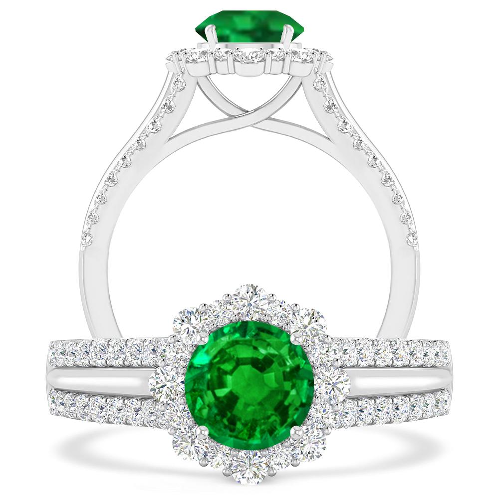 White Gold - Emerald