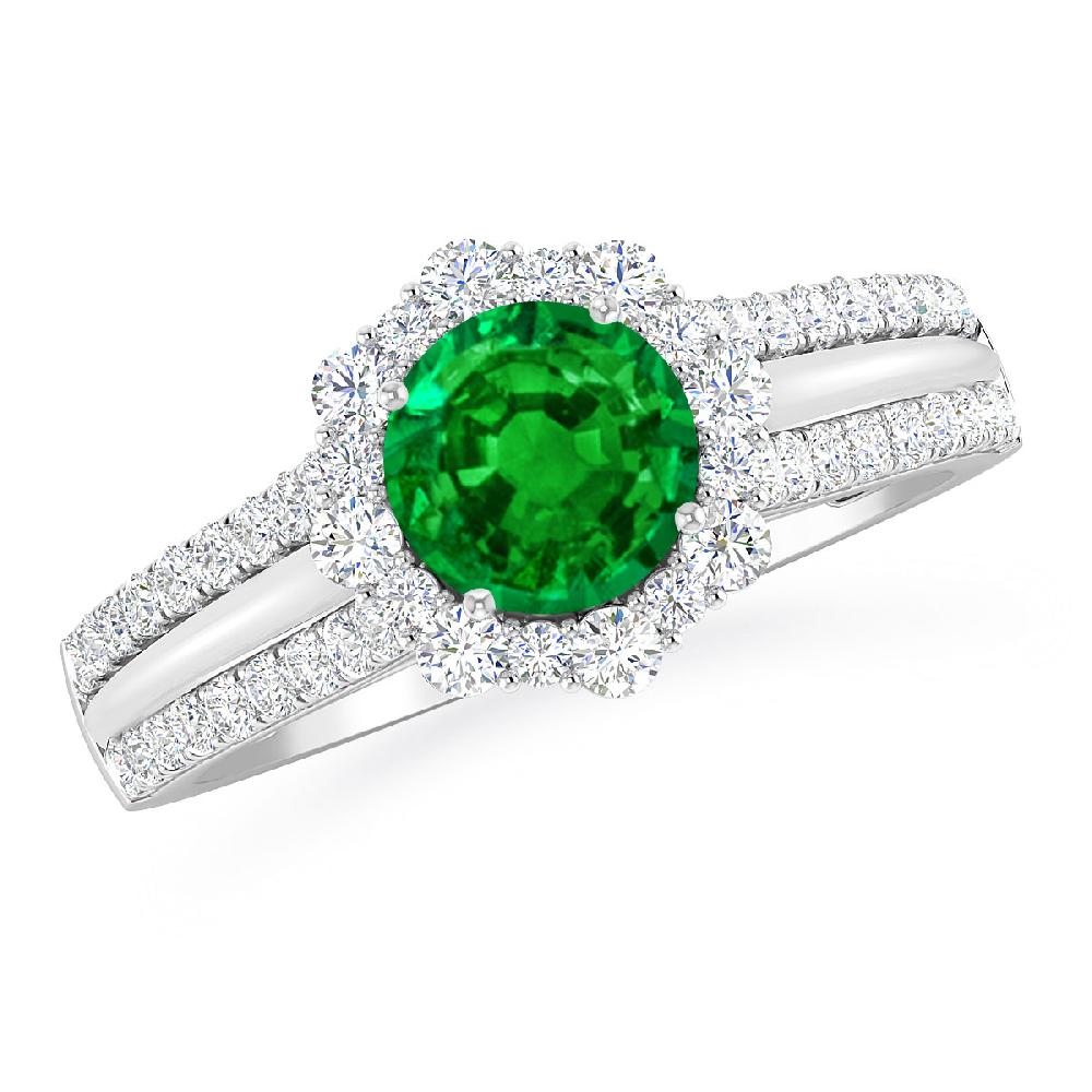 White Gold - Emerald