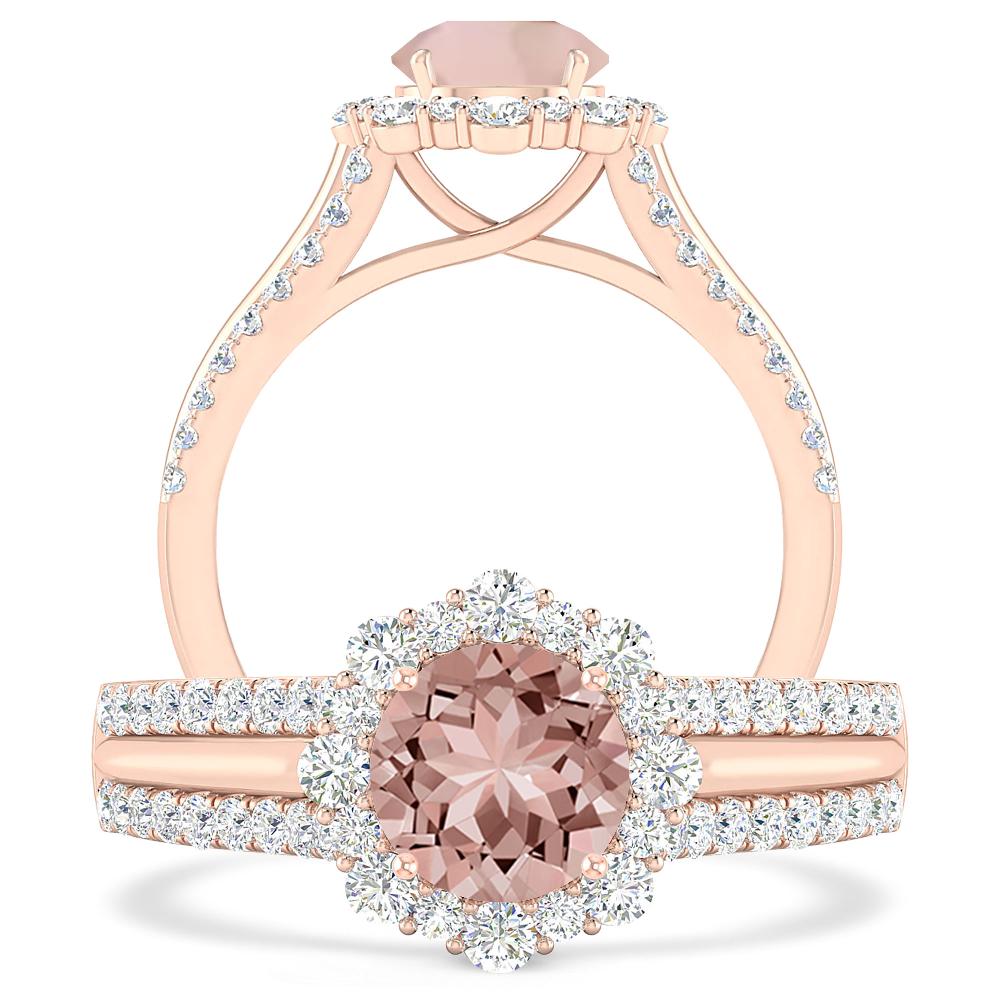 Rose Gold - Morganite