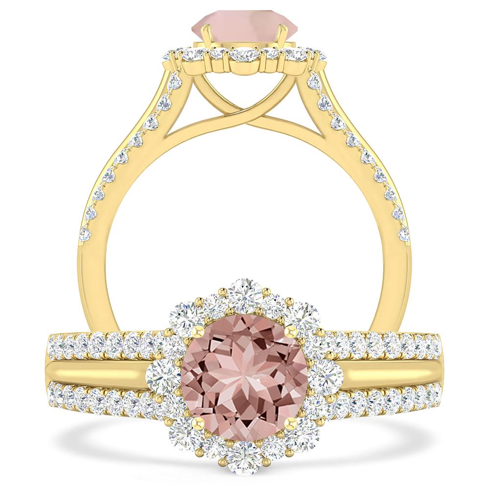 Yellow Gold - Morganite