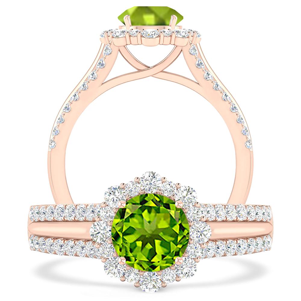 Rose Gold - Peridot