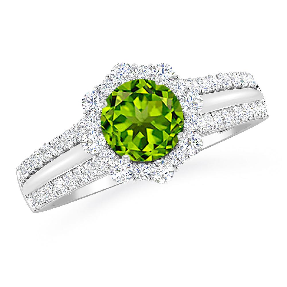 White Gold - Peridot