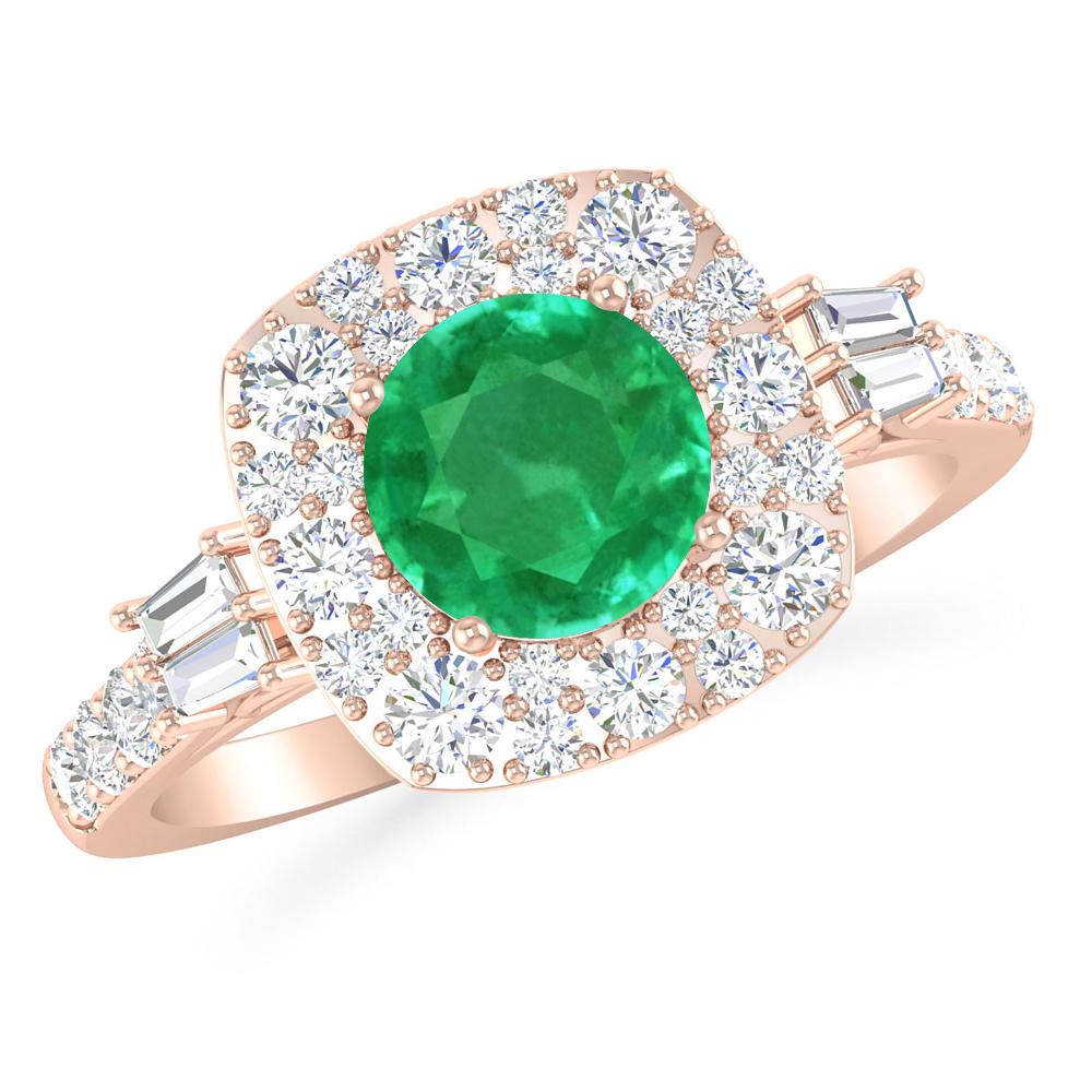 Rose Gold - Emerald