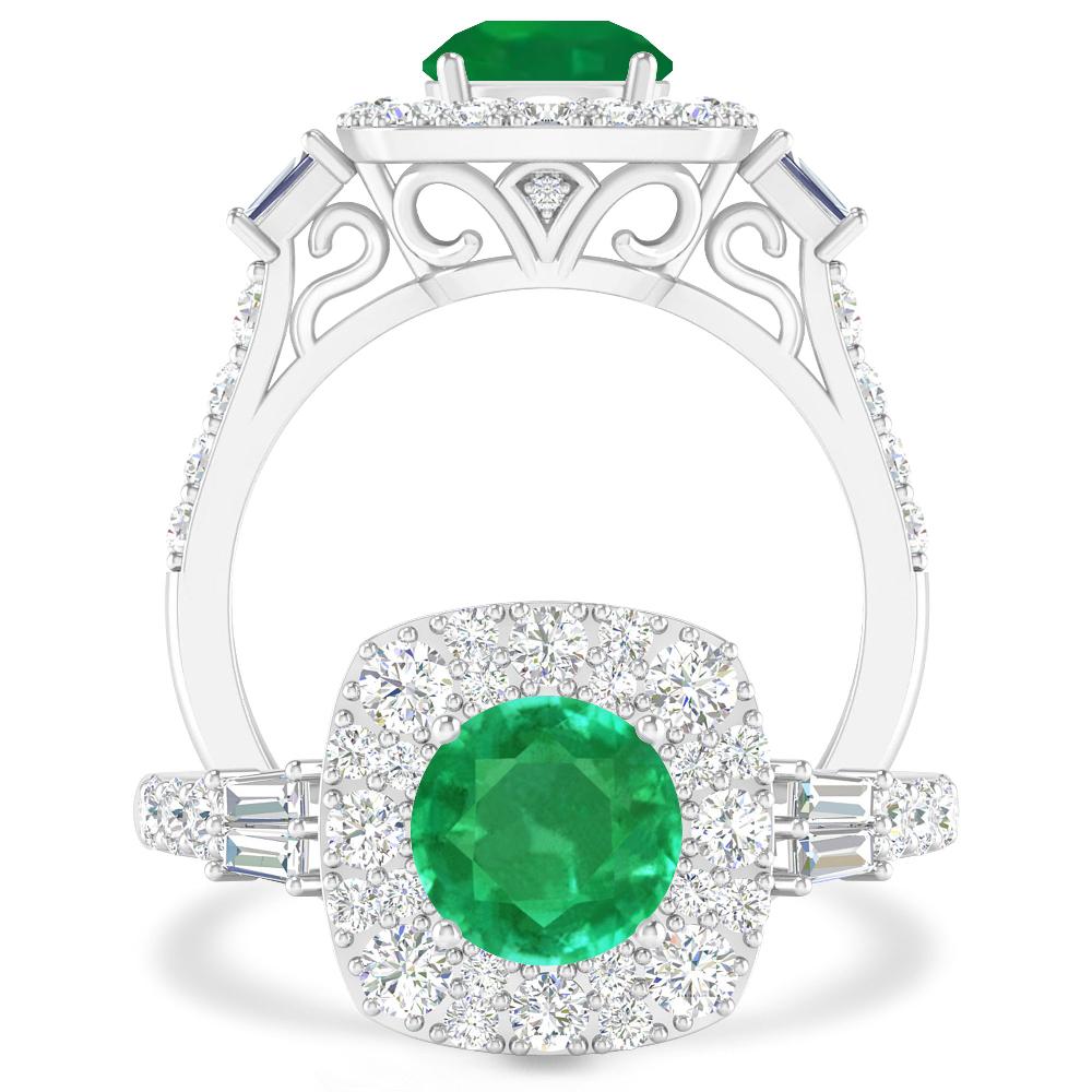 White Gold - Emerald