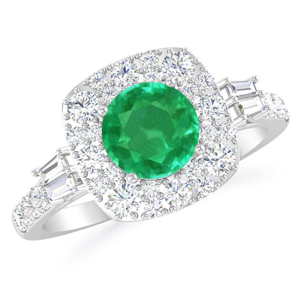 White Gold - Emerald