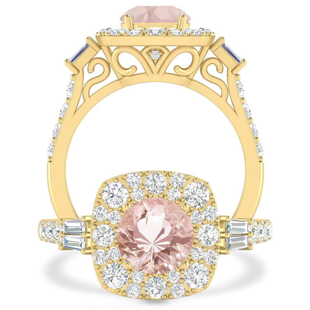 Yellow Gold - Morganite
