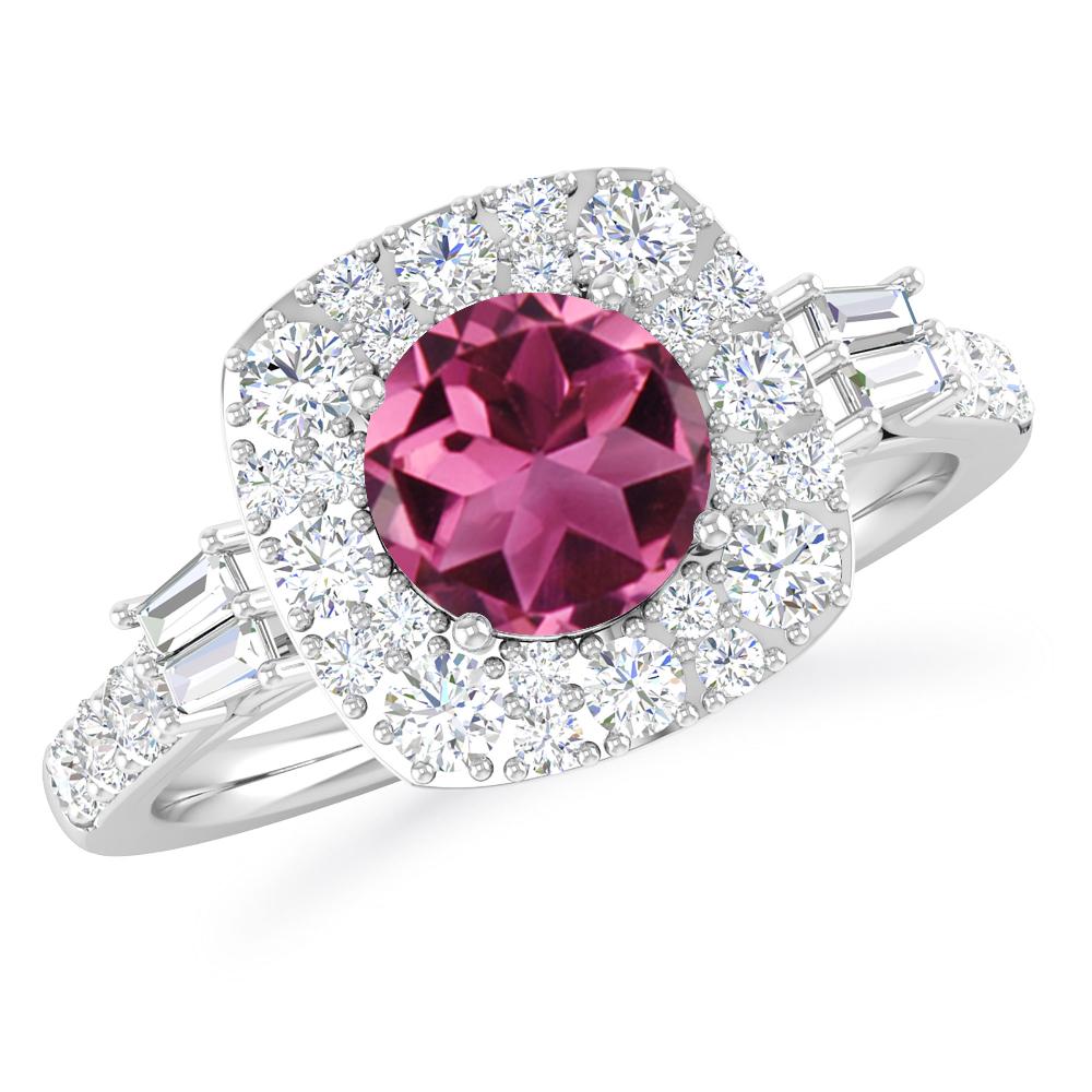 White Gold - Pink Tourmaline
