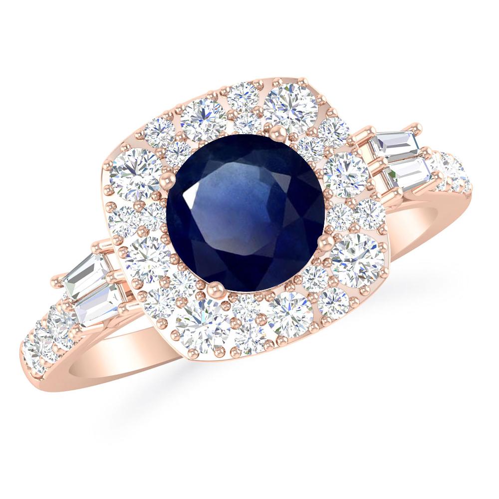 Rose Gold - Sapphire