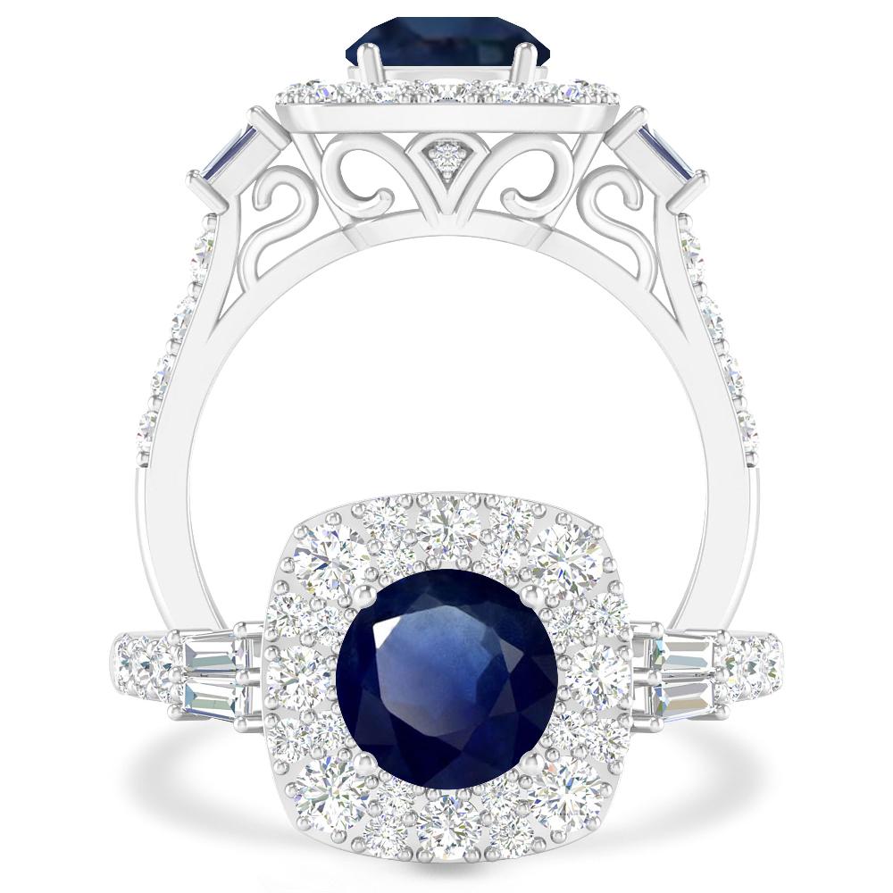 White Gold - Sapphire
