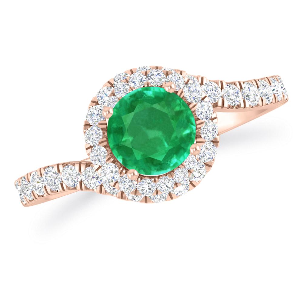 Rose Gold - Emerald