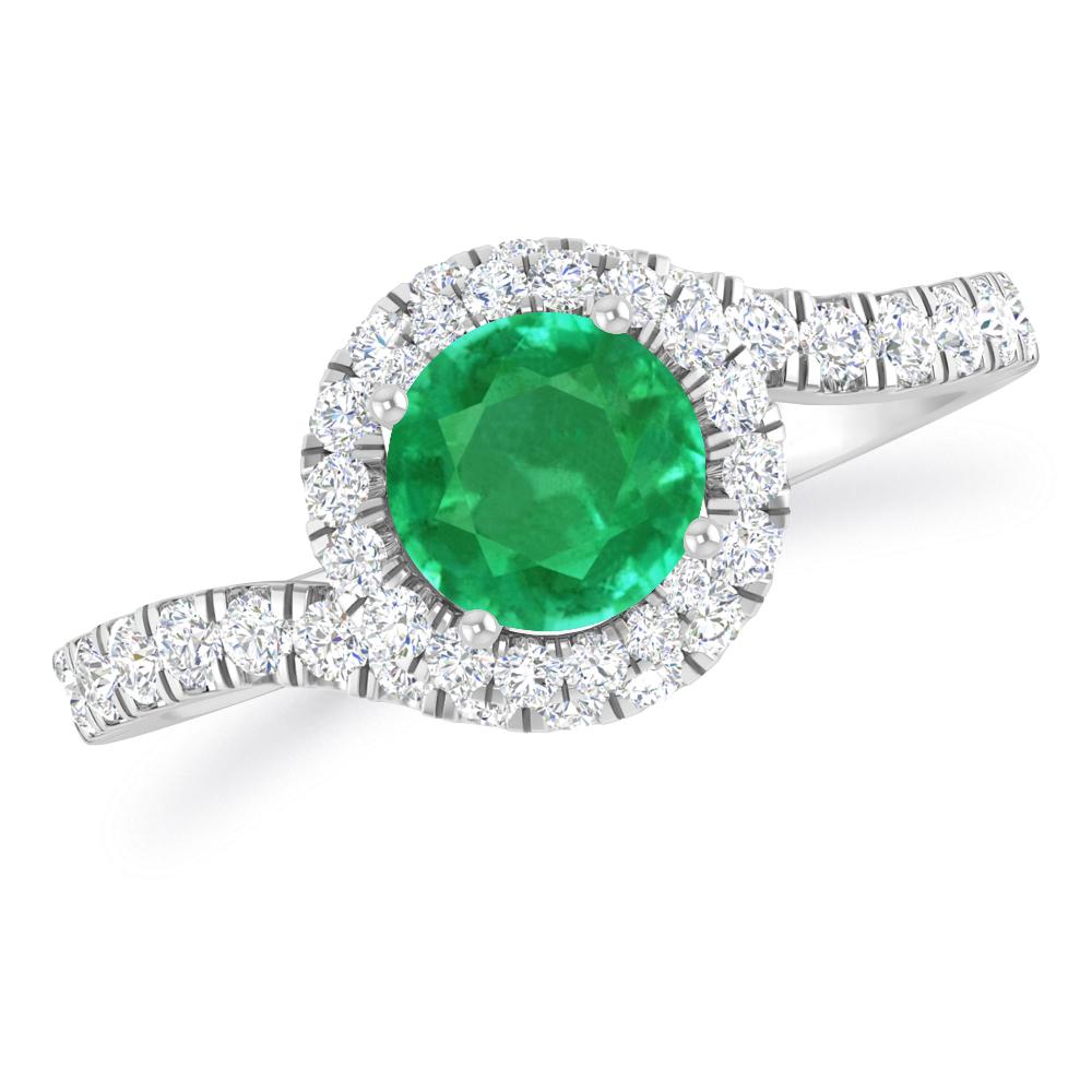 White Gold - Emerald