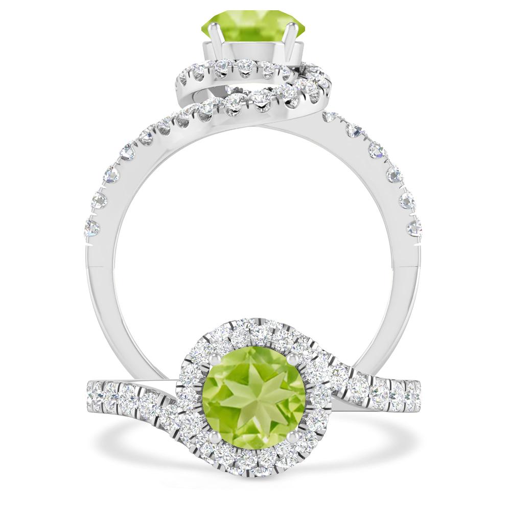 White Gold - Peridot