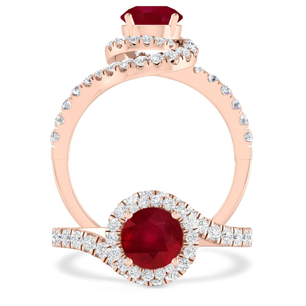 Rose Gold - Ruby