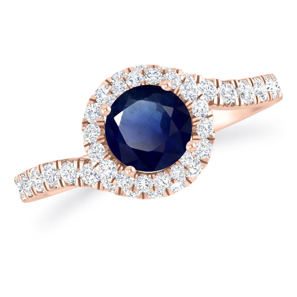 Rose Gold - Sapphire