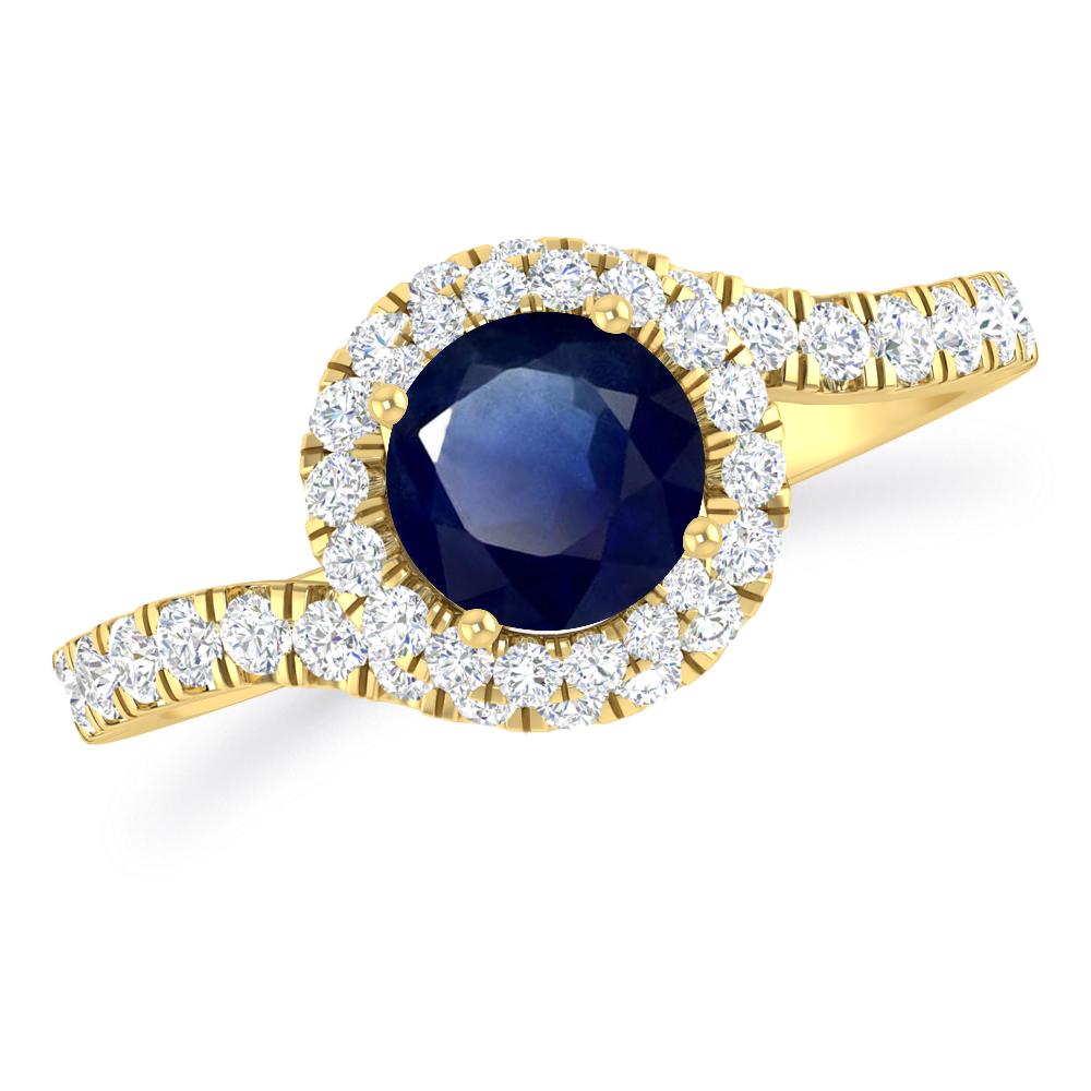 Yellow Gold - Sapphire