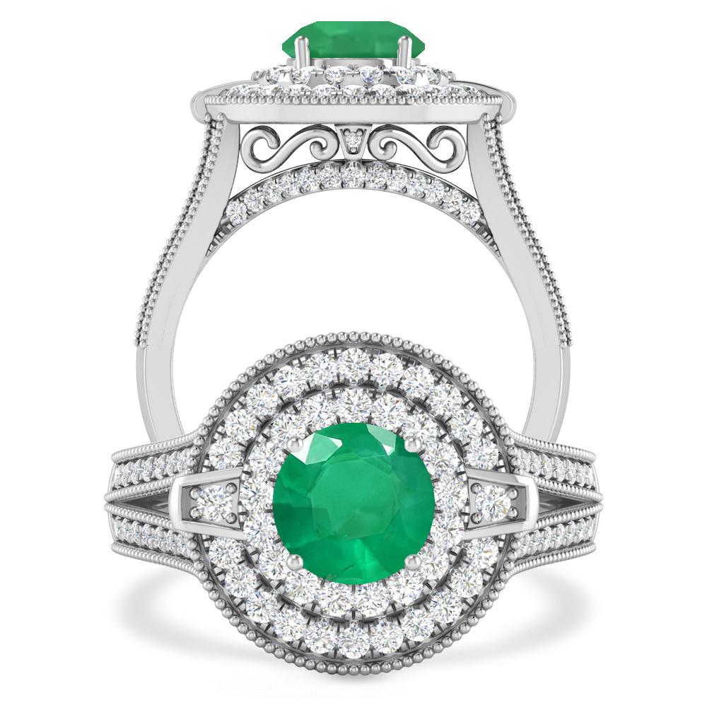 White Gold - Emerald