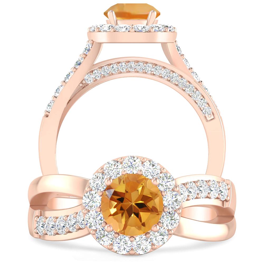 Rose Gold - Citrine